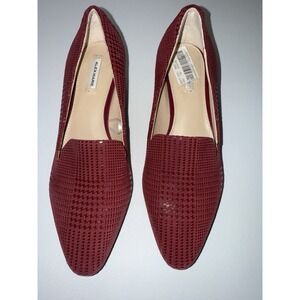 Alex‎ Marie Burgundy Leather Loafers Flats Pointed Toe Shoes Casual Size 6M